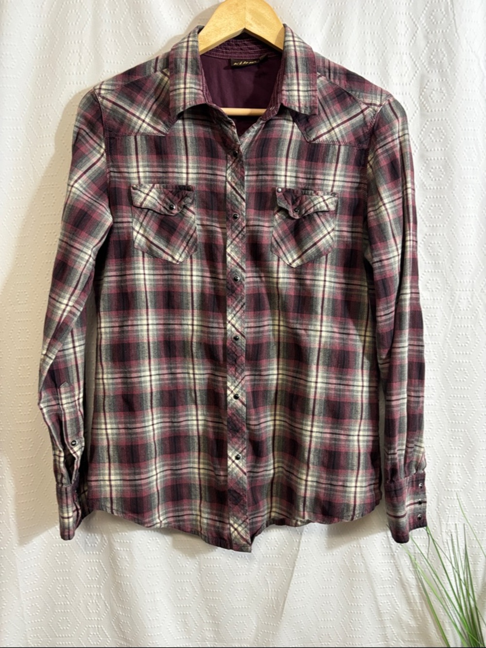 Kuhl Plaid Vintage Western Flannel Button-up